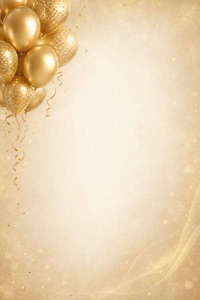 Gold Balloons