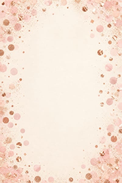 Rose & Gold Confetti