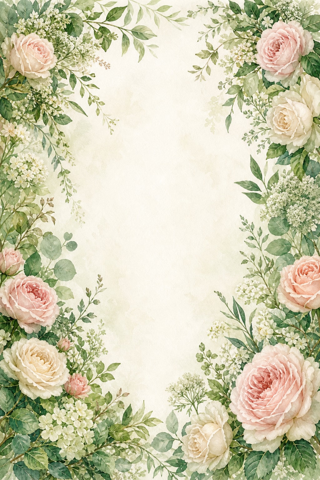 Wedding table cards template preview